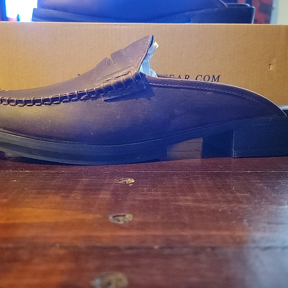 Matisse × Anthropologie "Tasha" Mule Loafers Vintage Bourbon Size 9 - Picture 3 of 6
